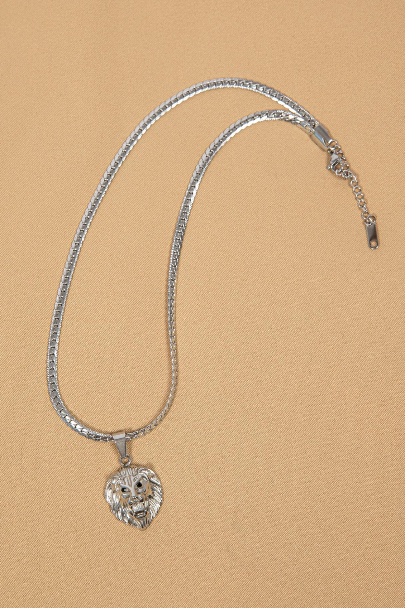 Leo Necklace - Silver-thumbmail-5