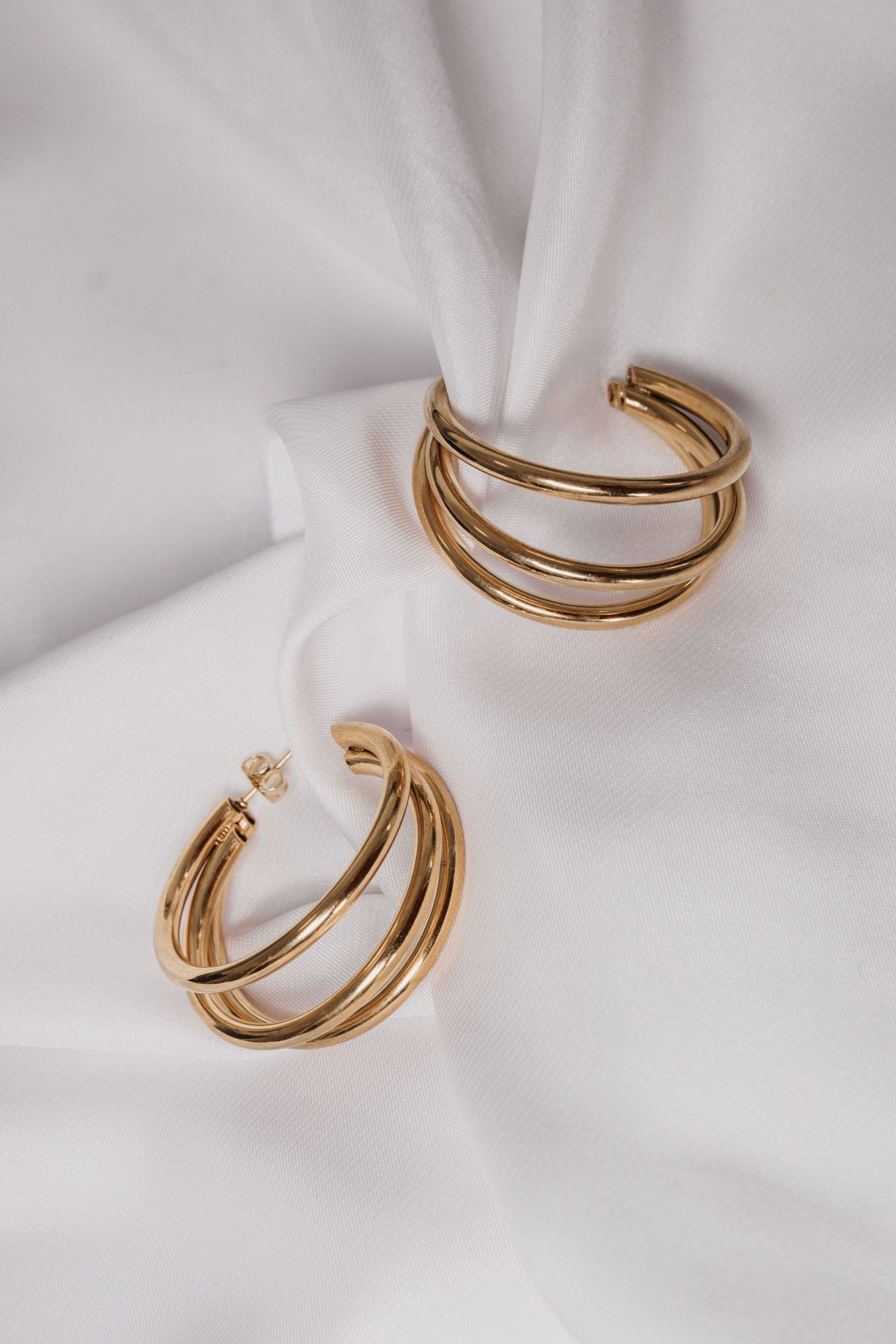 Enzina Earrings - Χρυσό-thumbmail-2