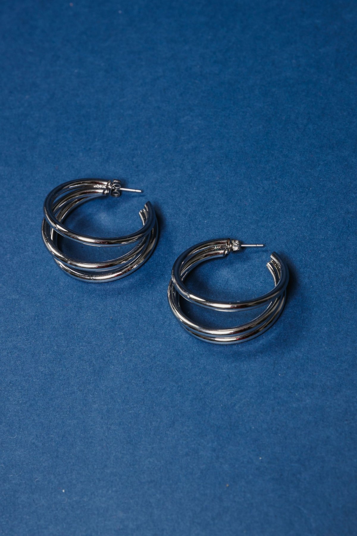 Enzina Earrings - Ασημί-thumbmail-2