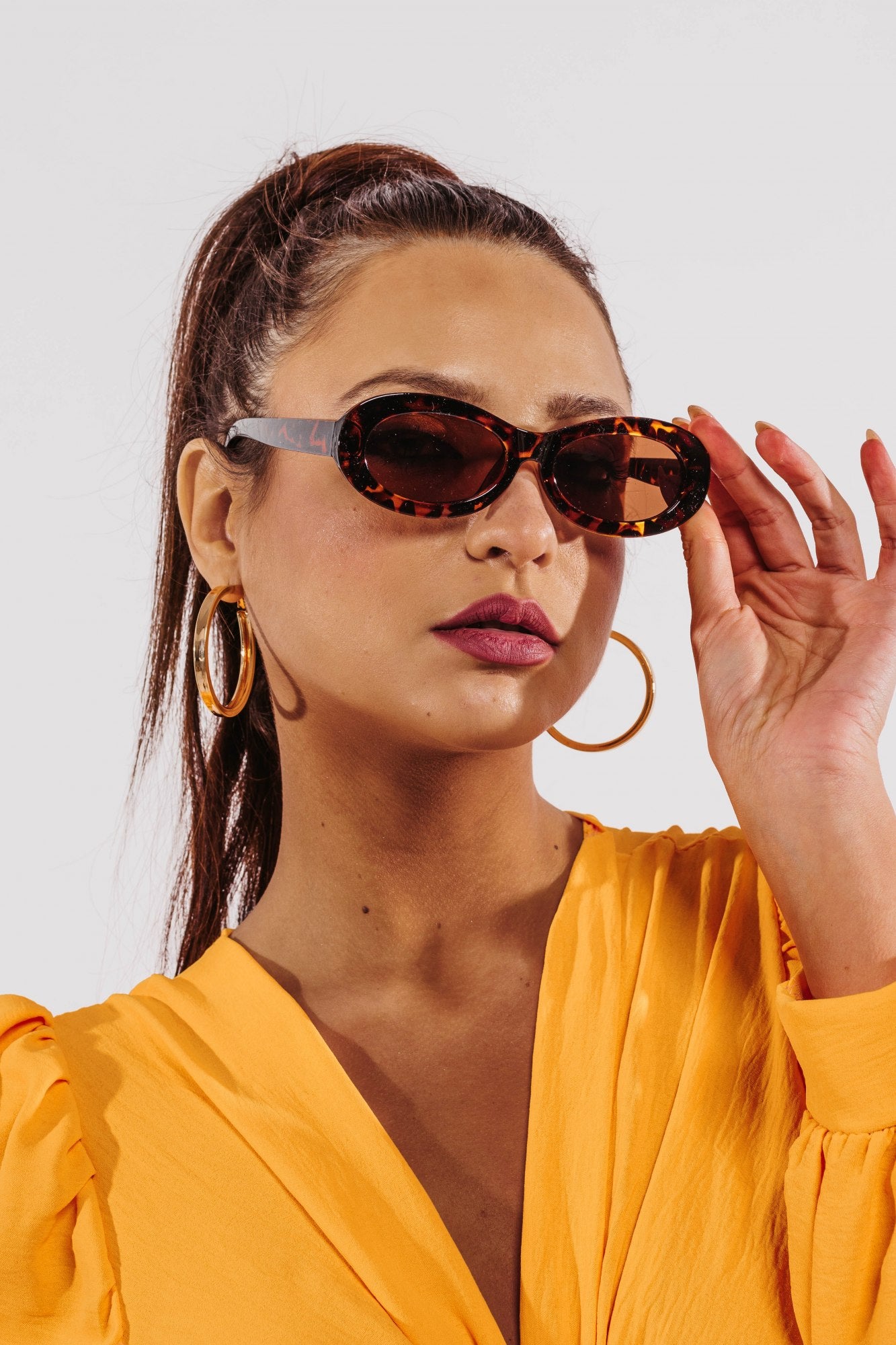 Elzan Sunglasses - Καφέ
