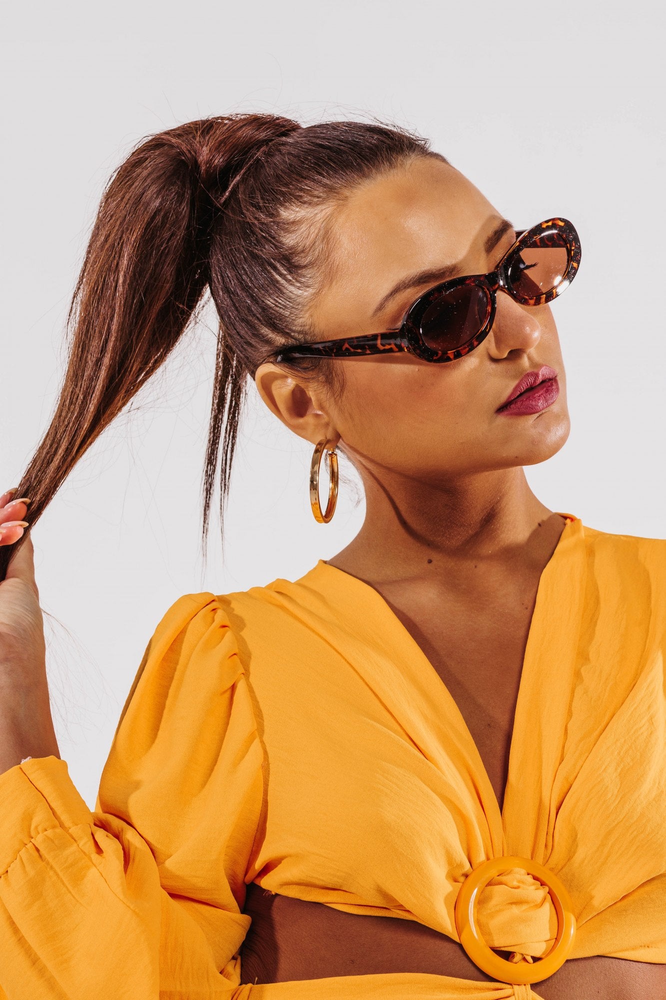 Elzan Sunglasses - Καφέ-thumbmail-3