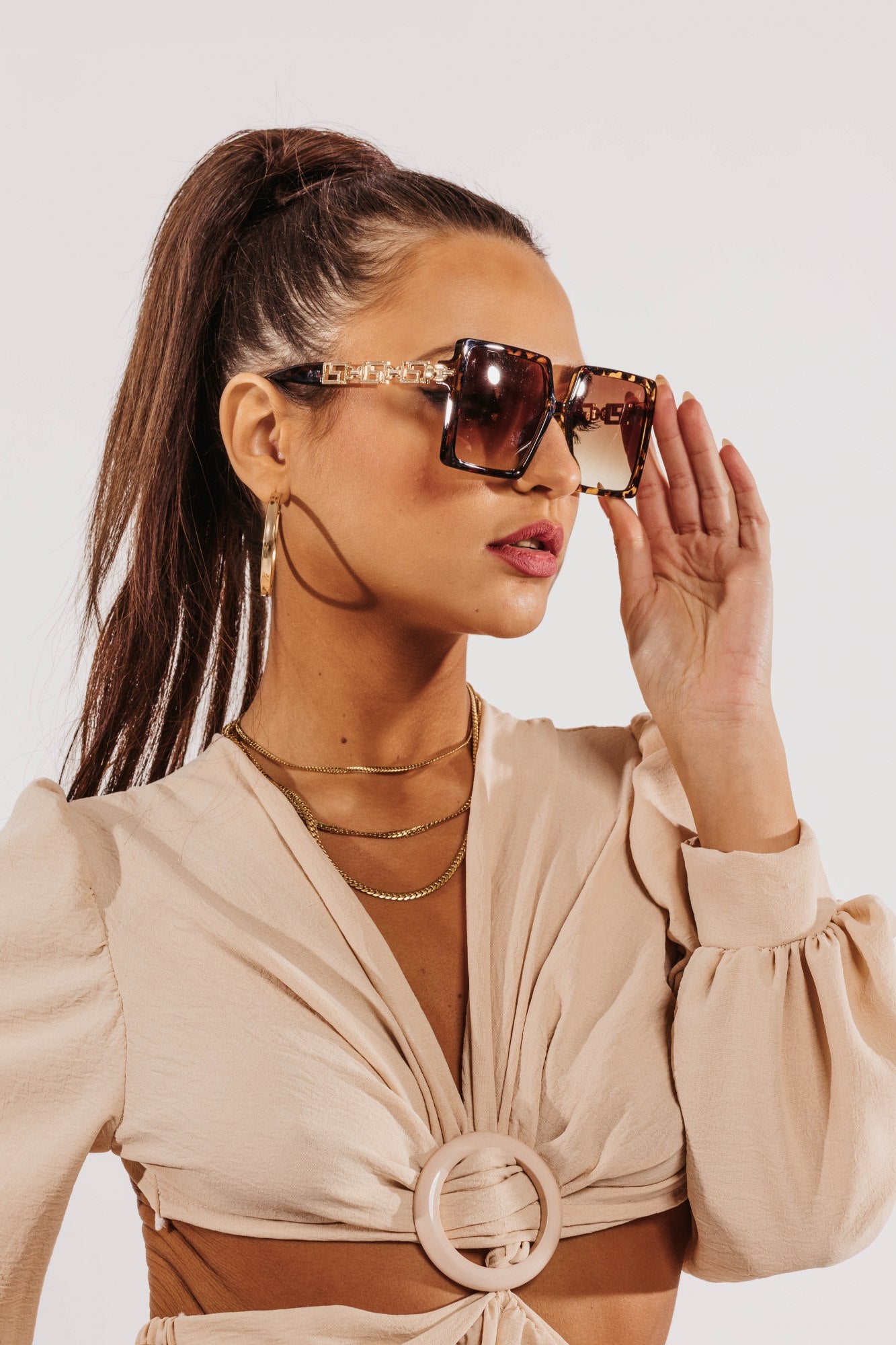 Aiden Sunglasses - Καφέ